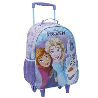 Imagem de Mochila Infantil Escolar Frozen Princesa Disney Mala Rodinha - Xeryus