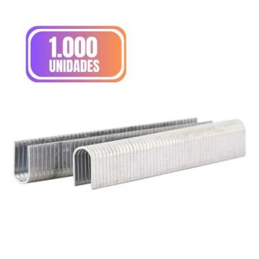 Imagem de Grampo para Grampeador de Tapeceiro Tipo U 12mm caixa com 1.000 Peças 