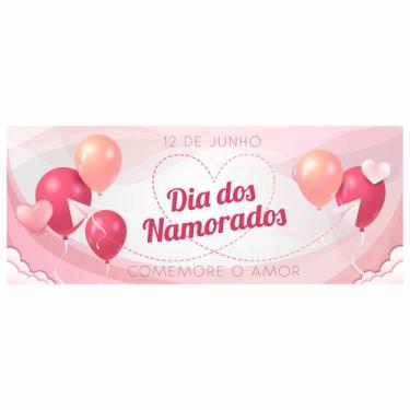Imagem de Faixas Em Lona Dia Dos Namorados Diversos Modelos 200x080cm - Fabrika 