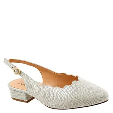 Imagem de Trotters Sapatos Femininos, Nobuck de cobra menta, 8 Narrow