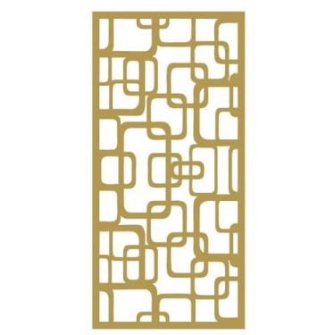 Imagem de Painel Vazado Divisória MDF Napoli Crú - Decore Painéis e Divisórias, 