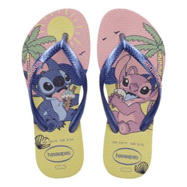 Imagem de Havaianas Kids Slim Disney Stitch Buttercream, 27-28