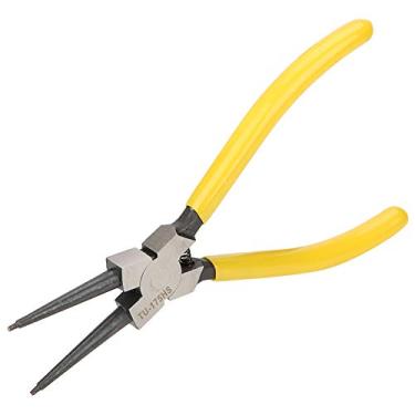 Imagem de Alicate de Anel de Aço Inoxidável, Alicate de Circuito Curvado Com Alça de PVC para Molas de Cartão, Uso Versátil, Design Ergonômico, Corte Durável e Eficiente (Tu-175hs)