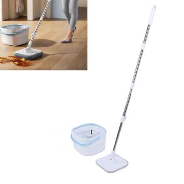 Imagem de Ymiko MOP e Bucket Conjunto, Auto -torrendo 360 Graus Girando o Balde de Limpeza da Parede da Parede da Parede da Parede da Parede Com Auto -separação Suja e de água Limpa para Pisos