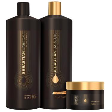 Imagem de Kit Sebastian Professional Dark Oil Basic Salon Trio (3 Produtos)