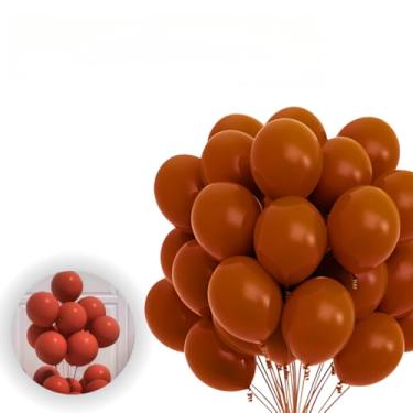 Imagem de 200 Bexiga 6,5 Polegadas + Bomba de Encher Balão de Festa Decoração(Terracota)