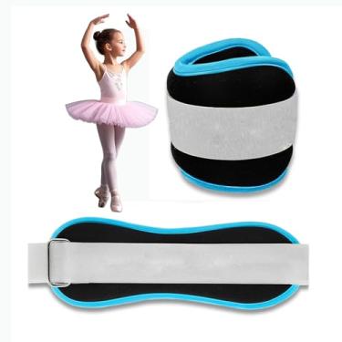 Imagem de Pesos de pulso, pesos de perna para mulheres e crianças 2 x 0,3 KG/0,5 kg, absorção de suor e respirável, melhor para treinamento de força e exercícios de resistência para crianças (preto, solteiro