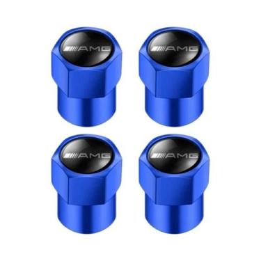 Imagem de Mercedes Benz AMG Tampa Da Haste Do Pneu Do Carro 4 Unidades Em Liga D