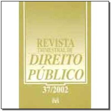 Imagem de Revista Trimestral De Direito Publico Ed. 37
