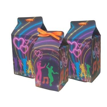 Imagem de 10 Caixinhas Neon Lembrancinha Festa - 10 Milk