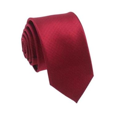 Imagem de Gravata Jacquard Masculina Azul Escuro - Impermeável, 8cm x 6cm - Para