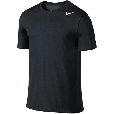 Imagem de NIKE Camiseta masculina Dri-FIT algodão 2.0, preto/branco, GG