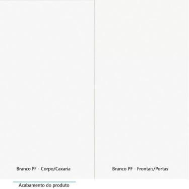 Imagem de Quarto Modulado Solteiro 313cm 6 Portas 4 Gavetas Alpes Luciane, Branc