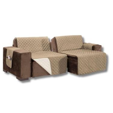 Imagem de Capa Para Sofá Retrátil 2,20M 2 Partes Dupla Face Com Viés - Mr Enxova