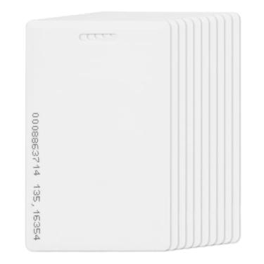 Imagem de 10pcs 125Khz RFID Cartão de Acesso Legível Cartão de Acesso Grosso de Entrada de Controle de Porta de Proximidade para Escritório Doméstico