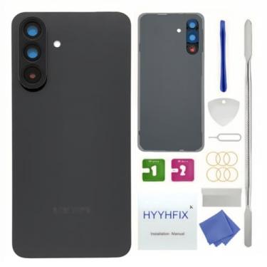 Imagem de HYYHFIX Substituição de vidro traseiro Galaxy A36 para Samsung Galaxy A36 5G SM-S366 17.0 cm capa traseira de vidro à prova d'água e kit de ferramentas de reparo profissional (preto maravilhoso)