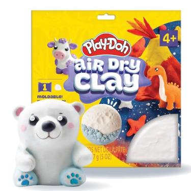 Imagem de Play-Doh Brand Air-Dry Clay, saco de argila branca de 142 g, artes e artesanato, materiais de arte, artes e artesanato para adultos e crianças, suprimentos de artesanato, ferramentas de argila, kit de