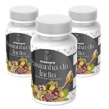 Imagem de Castanha - 60 cápsulas - Greenora (3 Kits)