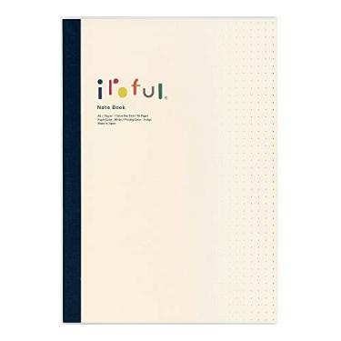 Imagem de SAKAEテクニカルペーパー Caderno iroful de 75 g/m², 21 x 15 cm, 96 páginas, pontilhado de 5 mm, branco, 1 pacote (PI-A5NB-DW)