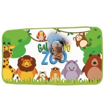 Imagem de Tapete Infantil Zoológico 60 x 1,30 cm - Fabrincando Ideias