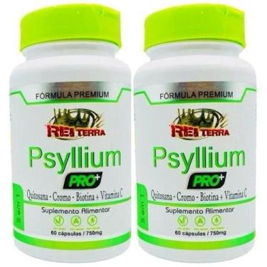 Imagem de Kit 2 Psyllium Pro Mais Psyllium + Quitosana + Cromo + Biotina + Vitam