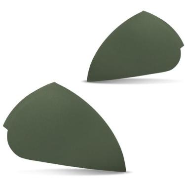 Imagem de Orelhas Laterais Capacete Pro Tork Attack Elite Preto Fosco, Verde mil