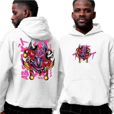 Imagem de Blusa De Frio Moletom‎ Abstract Mask Of Lobo Midnight-Unissex