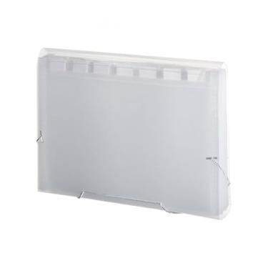 Imagem de Pasta Para Documentos Pasta Sanfonada, A4, 31 divisórias pasta escolar(Transparente)