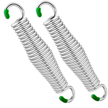Imagem de HAKZEON 2 Peças De Molas Suspensas Para Balanço, Varanda 1600 Libras, Gancho Mola Cadeira Rede Resistente Cadeira, Redes, Balanços