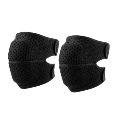 Imagem de KiBcsLic 2 peças de joelheiras de dança, proteção ajustável para joelho, suporte para jardinagem, joelheiras para ciclismo, exercícios, ioga, vôlei, M