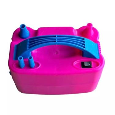 Imagem de Inflador Compressor Bomba Balões Bexigas 2 Bicos Festas 110V