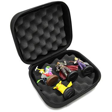 Imagem de A capa protetora para colecionador Amiibo da Casematix serve para seis bonecos Amiibo como Smash Bros, Legend of Zelda, Monster Hunter e More Nintendo Wii U, Nintendo Switch e Nintendo 3DS Amiibo's