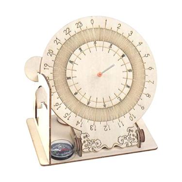 Imagem de menolana Kits de modelo de projeto de ciência da madeira Quebra-cabeças 3D Desenvolvimento de artesanato educacional precoce Kits de construção de madeira