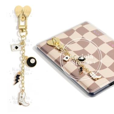 Imagem de Kaciola Correntes de berloque para Kindle, pulseiras fofas para telefone E-reader acessórios presente para leitores amantes de livros mulheres e homens, pingentes compatíveis com Kindle/E-Reader