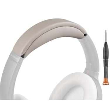 Imagem de SOULWIT Kit de Almofada de Reposição para Faixa de Cabeça para Sony WH-1000XM3 (WH1000XM3) Fones de Ouvido, Instalação Fácil DIY - Prata