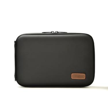 Imagem de HONG DIAN Estojo organizador para caneta-tinteiro com 20 compartimentos, à prova d'água, estojo rígido de poliuretano, antiarranhões e à prova de choque, bolsa de armazenamento de grande capacidade