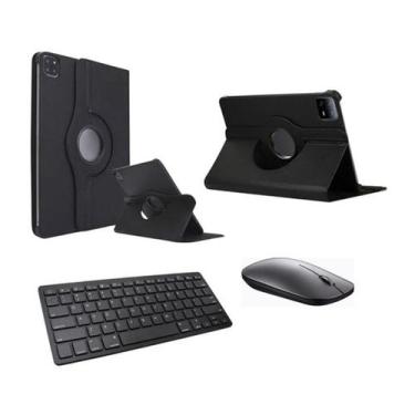 Imagem de Capa Com Teclado E Mouse Bluetooth P/ Tablet tablet Pad6 - BDNET