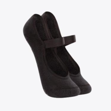 Imagem de Meia Lupo Feminina Sapatilha Antiderrapante 04945-011, Preto, P