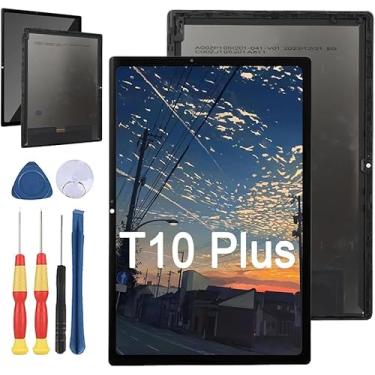 Imagem de Yuxyiony Nova tela de substituição para tela LCD DOOGEE T10 Plus e acessórios de ferramenta de substituição (com a moldura)
