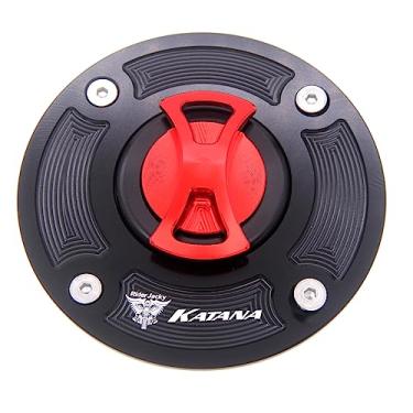 Imagem de Riderjacky Tampa do tanque de combustível de motocicleta sem chave para Suzuki KATANA 600 750 1998 1999 2000 2001