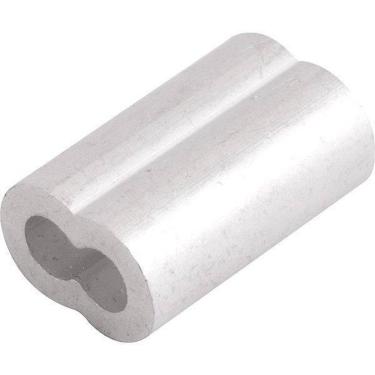 Imagem de Prensa Cabos Em Alumínio Para Cabos De Aço 3/16 Com 100 Pç