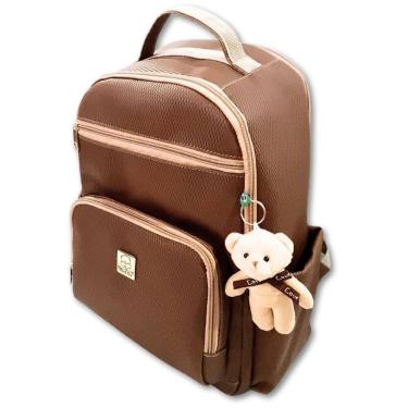 Imagem de Mochila Bolsa Maternidade Grande Bebe Enxoval Menino Menina
