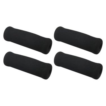 Imagem de Generic 4 peças alças de mão para andador para idosos, tubos de espuma antiderrapantes para ferramentas de jardinagem, equipamentos esportivos de fitness, Preto, 1.9 Cm X 3.3 Cm X