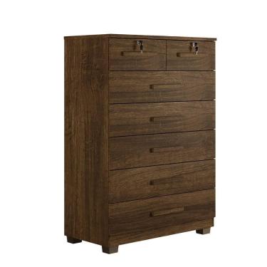 Imagem de Cômoda Gaveteiro New Bacelona 7 Gavetas - Benetil Imbuia