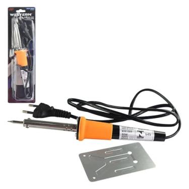 Imagem de Ferro de Solda com Suporte 220V 30W Aquecimento Rápido Elétrica Eletrônicos Casa Reforma Construção