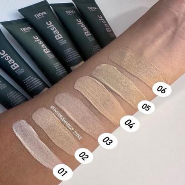 Imagem de Base Liquida Matte Basic - Nina Makeup, 01