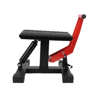 Imagem de Acouto 440 Lb de Rolamento de Carregamento de Ajustável Stand de Bicicleta de Sujeira, Suporte de Elevação de Base Não Deslizante para Manutenção Com Alça, Preenchimento de Borracha e