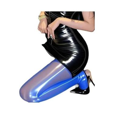 Imagem de Meia-calça Fina E Respirável De Alta Elasticidade, Com Brilho E Efeito