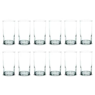 Imagem de Copo Brooklyn 330ml Vidro Resistente Suco Agua Nadir - 12Un - NADIR FI