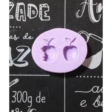 Imagem de Molde de silicone maça para decorar f151 - CM
